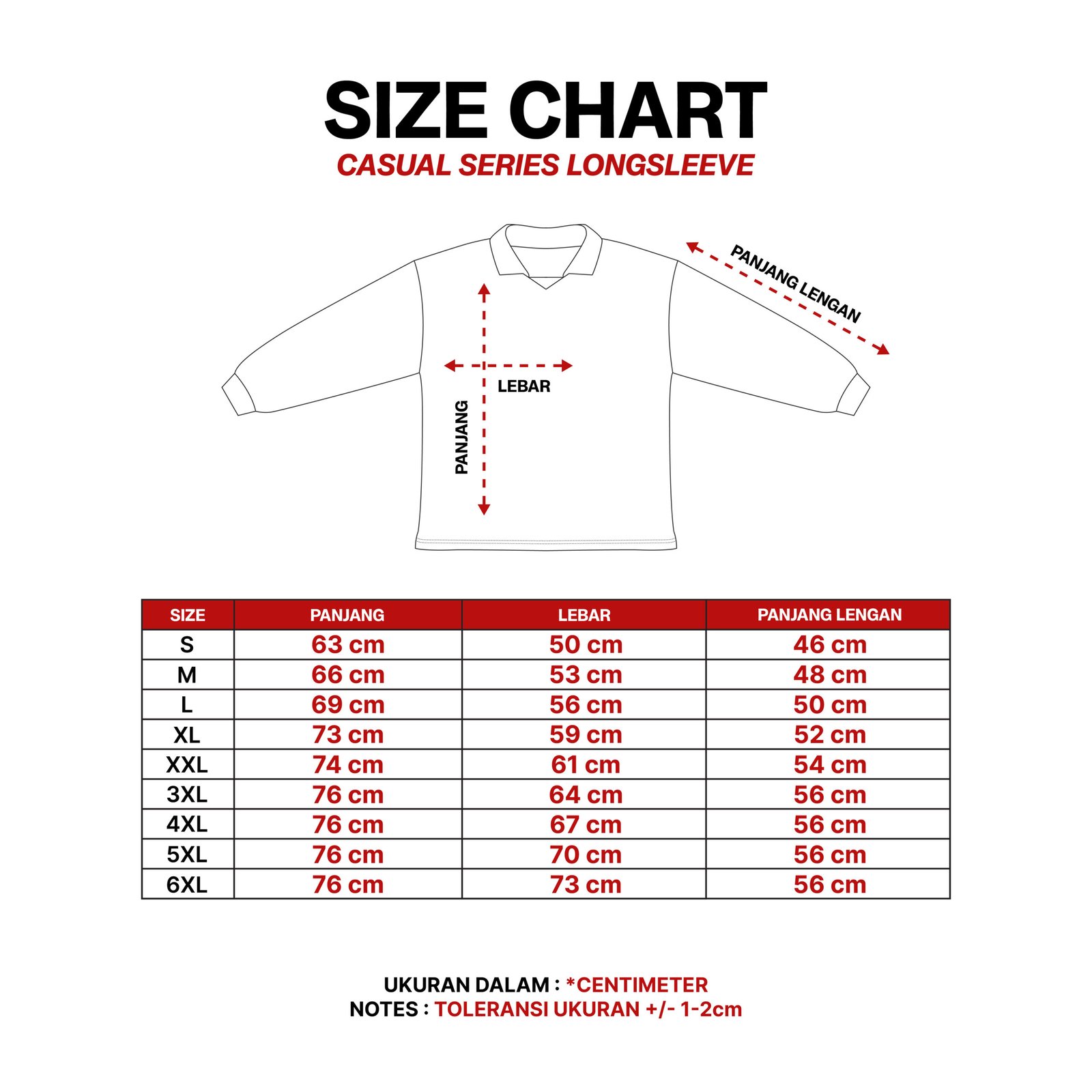 Casual Series Long Sleeve - Oversize - Image 16