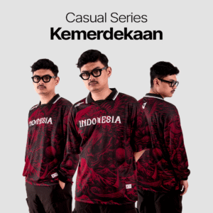 Jerjhon Jersey Oversized Casual Series Edisi Indonesia - Limited Edition