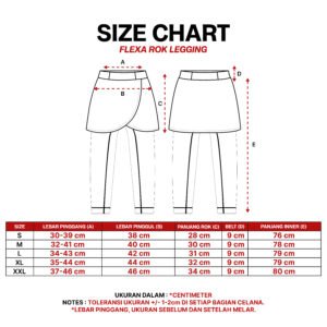 jerjhon rok sport wanita flexa