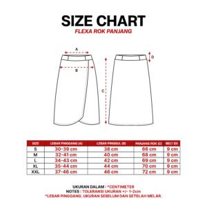 jerjhon rok sport wanita flexa