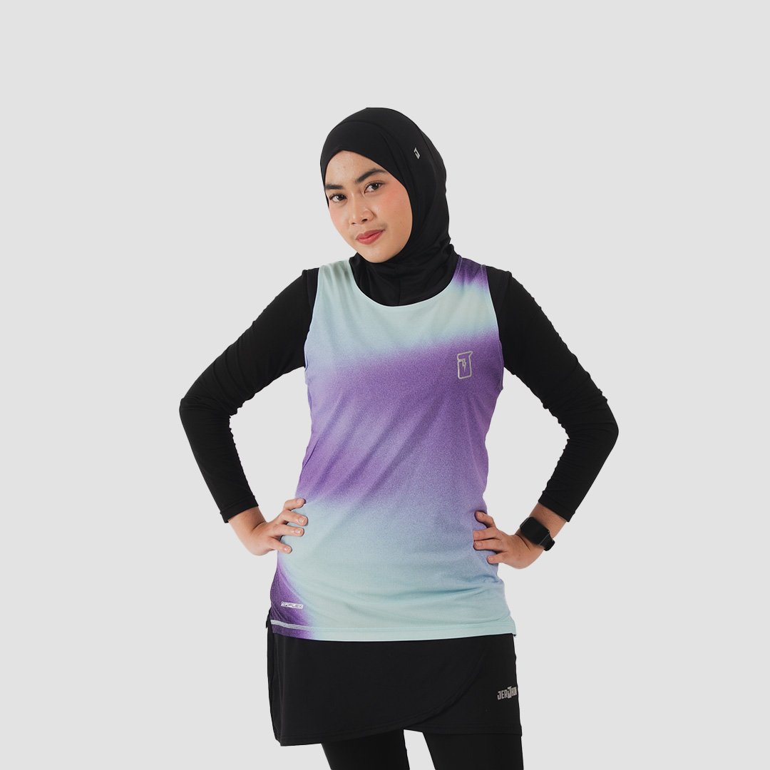 Jerjhon Jersey Olahraga Sleeveless Women Slimfit - Flux Series - Image 2