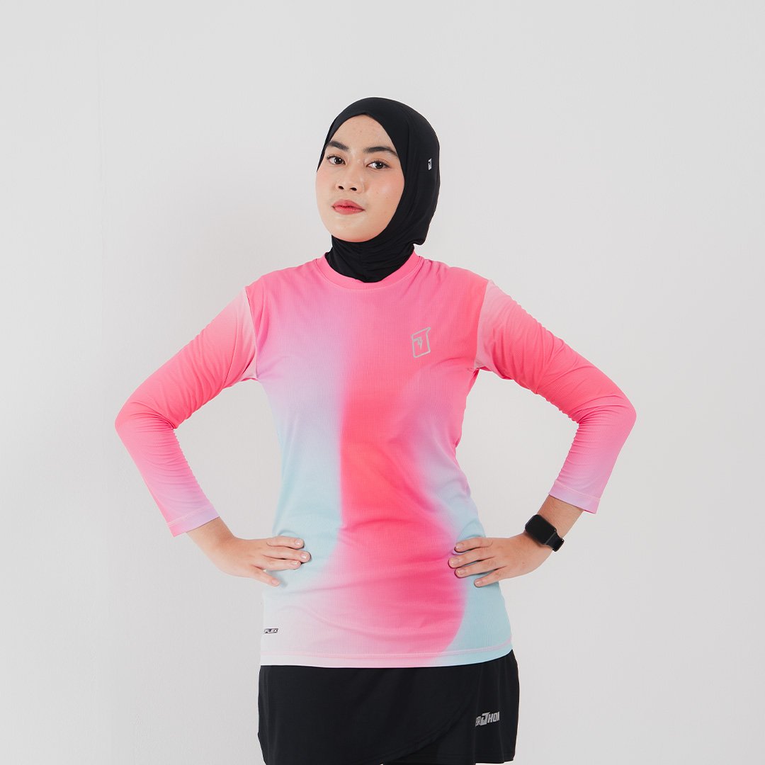 Jerjhon Jersey Olahraga Women Long Sleeve - Flux Series - Image 2