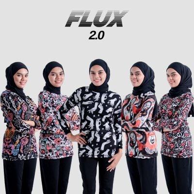 Jerjhon Jersey Olahraga Women Long Sleeve - Flux Series 2.0
