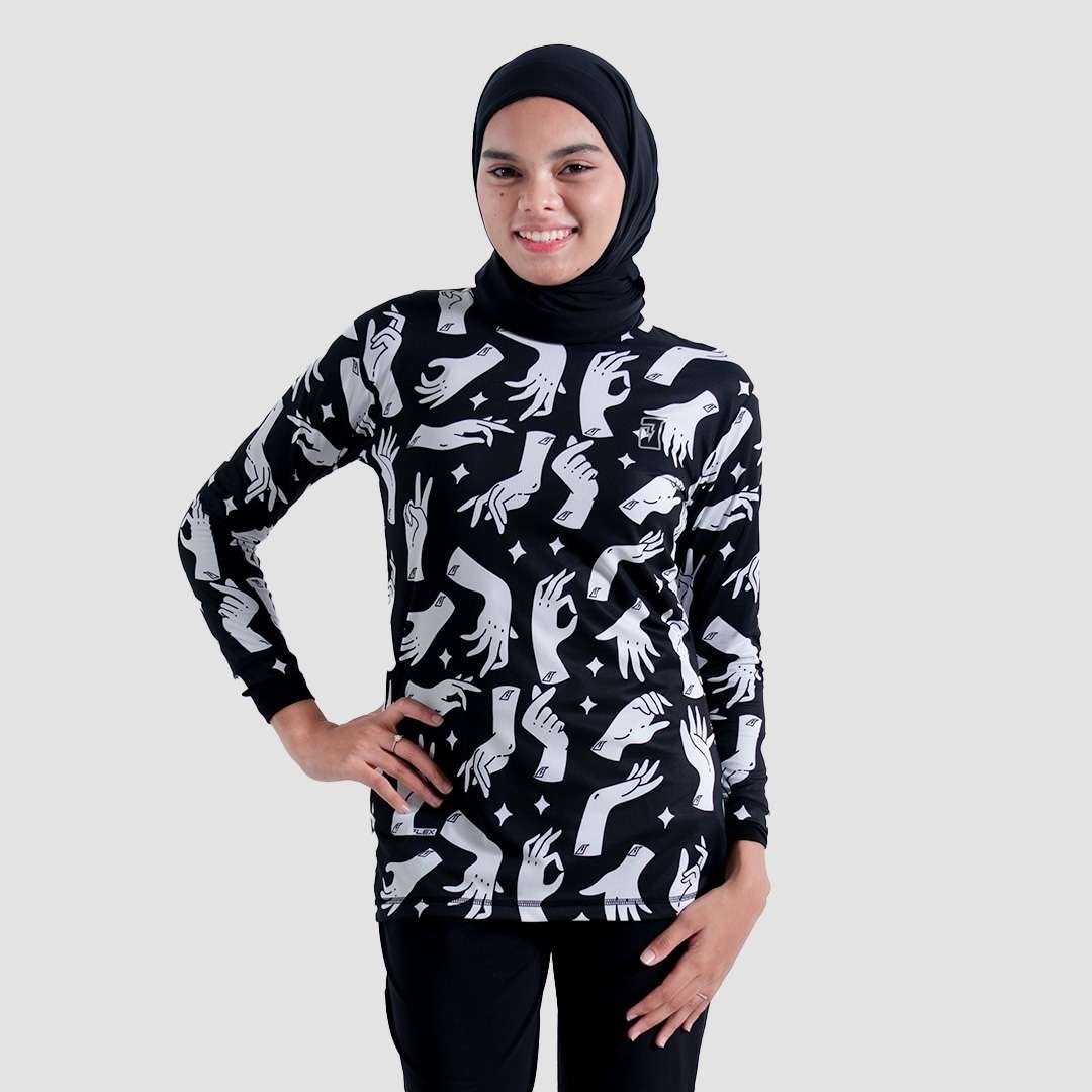 Jerjhon Jersey Olahraga Women Long Sleeve - Flux Series 2.0 - Image 6