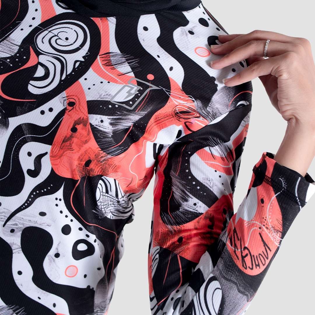 Jerjhon Jersey Olahraga Women Long Sleeve - Flux Series 2.0 - Image 8