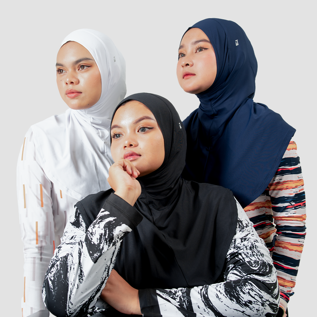 Jerjhon Hijab Sport Wanita - Lunaira Active