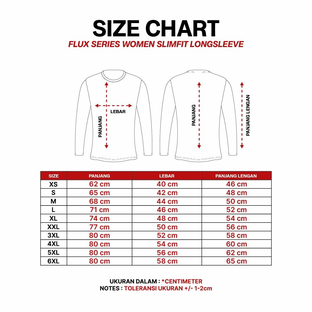 Jerjhon Jersey Olahraga Women Long Sleeve - Flux Series - Image 13