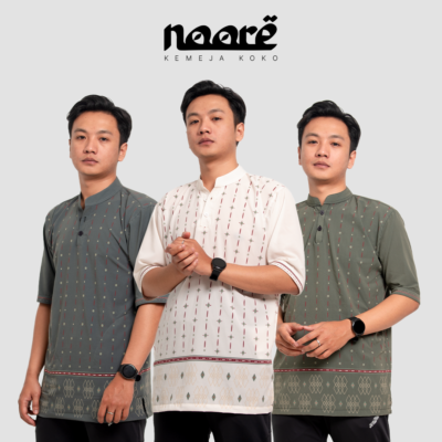 Jerjhon Kemeja Koko Activewear Reguler Fit - Nooré Kemko