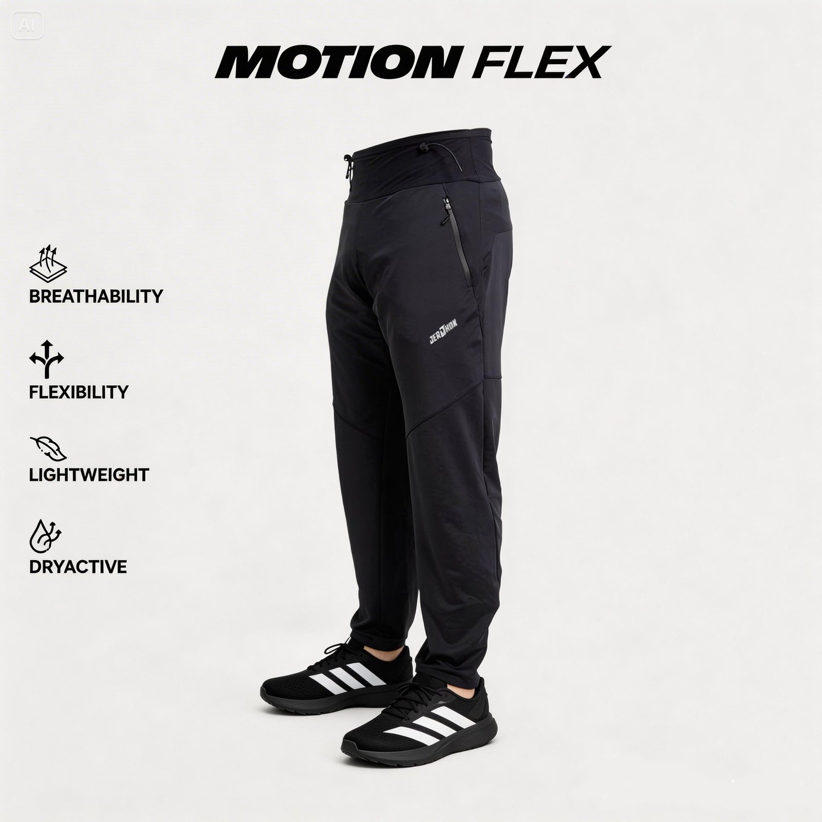 Jerjhon Celana Panjang Olahraga Jogger 2in1 - Motion Flex